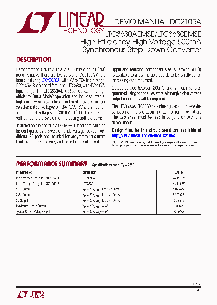 LTC3630AEMSE_9036319.PDF Datasheet