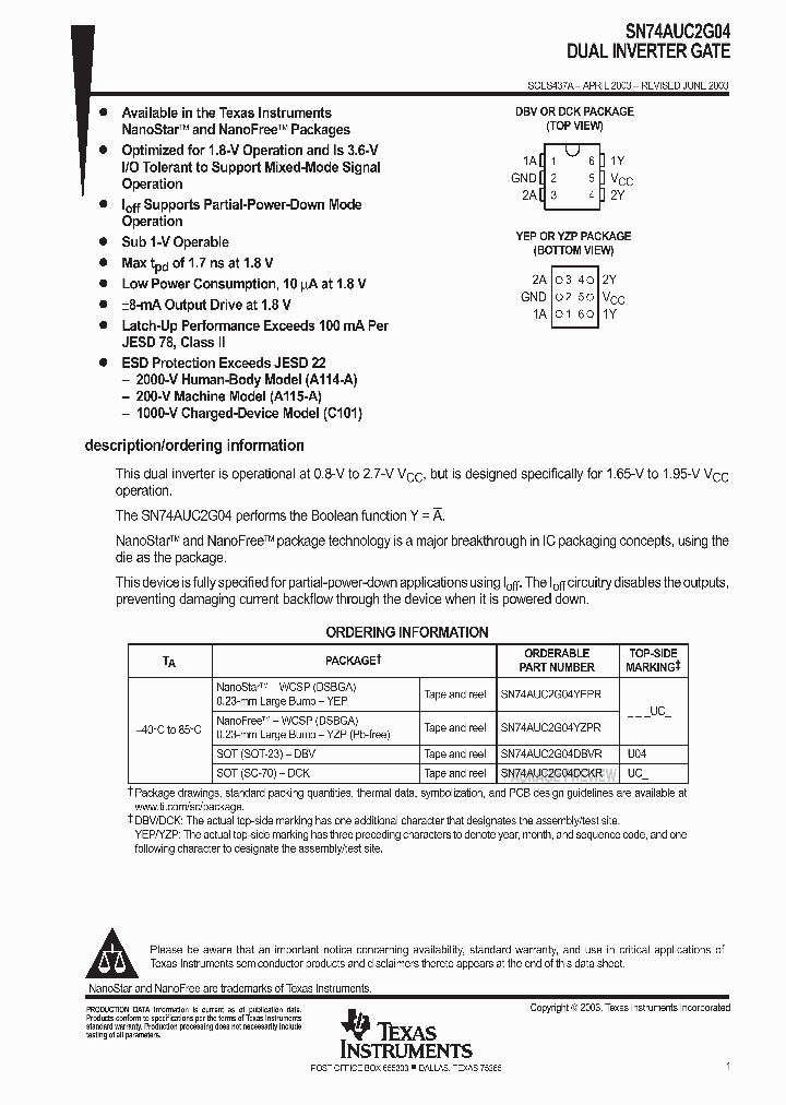 SN74AUC2G04_9037836.PDF Datasheet