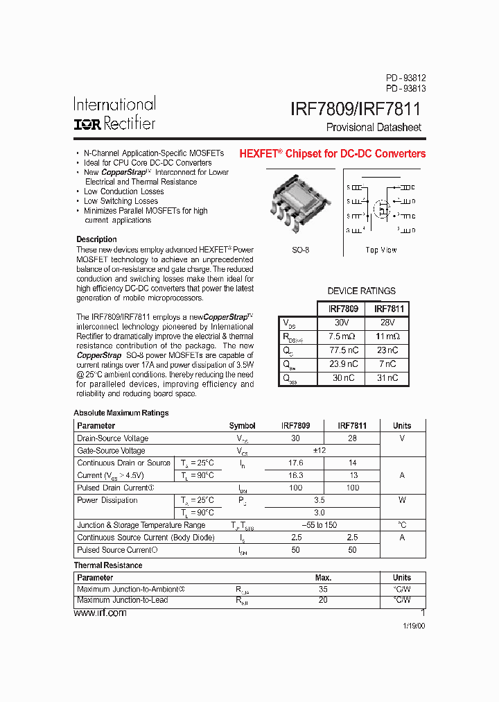 IRF7811_9037837.PDF Datasheet