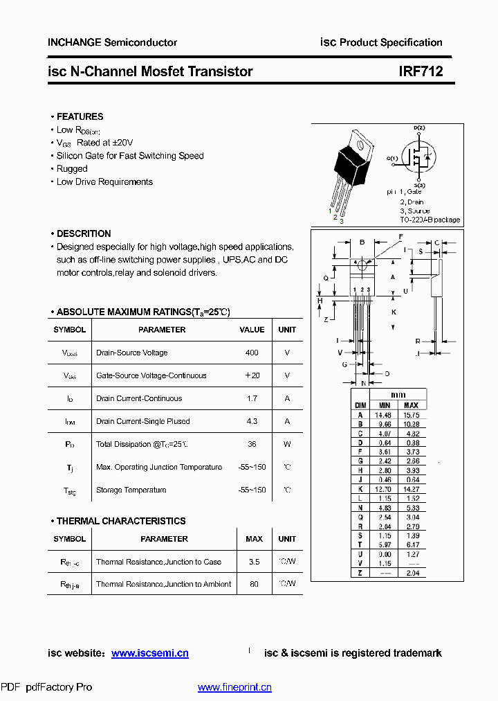 IRF712_9038271.PDF Datasheet
