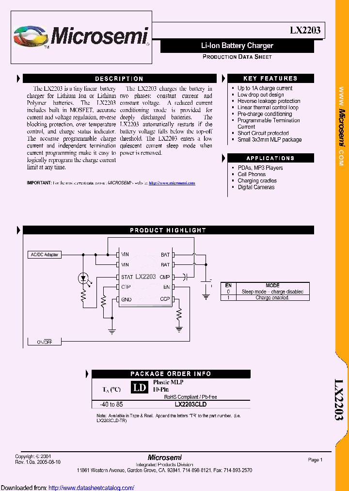 LX2203CLD_9038717.PDF Datasheet