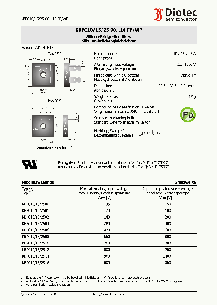 KBPC10152501_9039291.PDF Datasheet