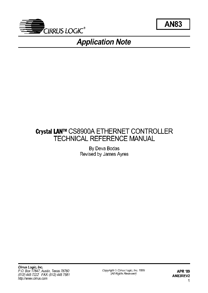 AN83_9039886.PDF Datasheet