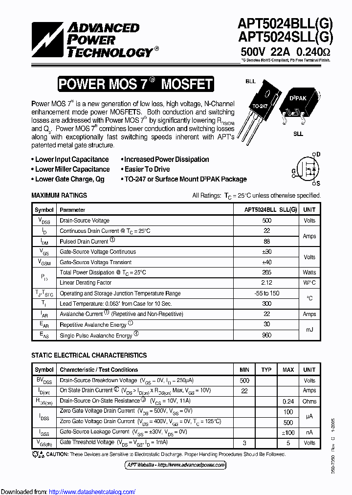 APT5024BLLG_9040185.PDF Datasheet
