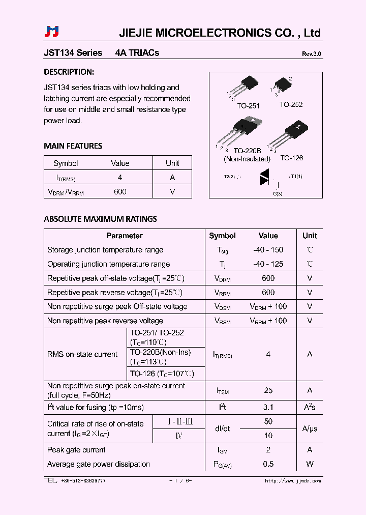 JST134B-600D_9040545.PDF Datasheet