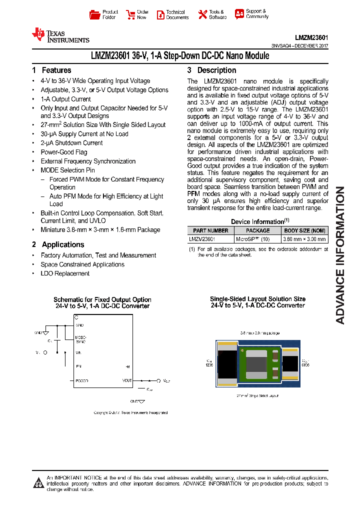 LMZM23601_9042344.PDF Datasheet