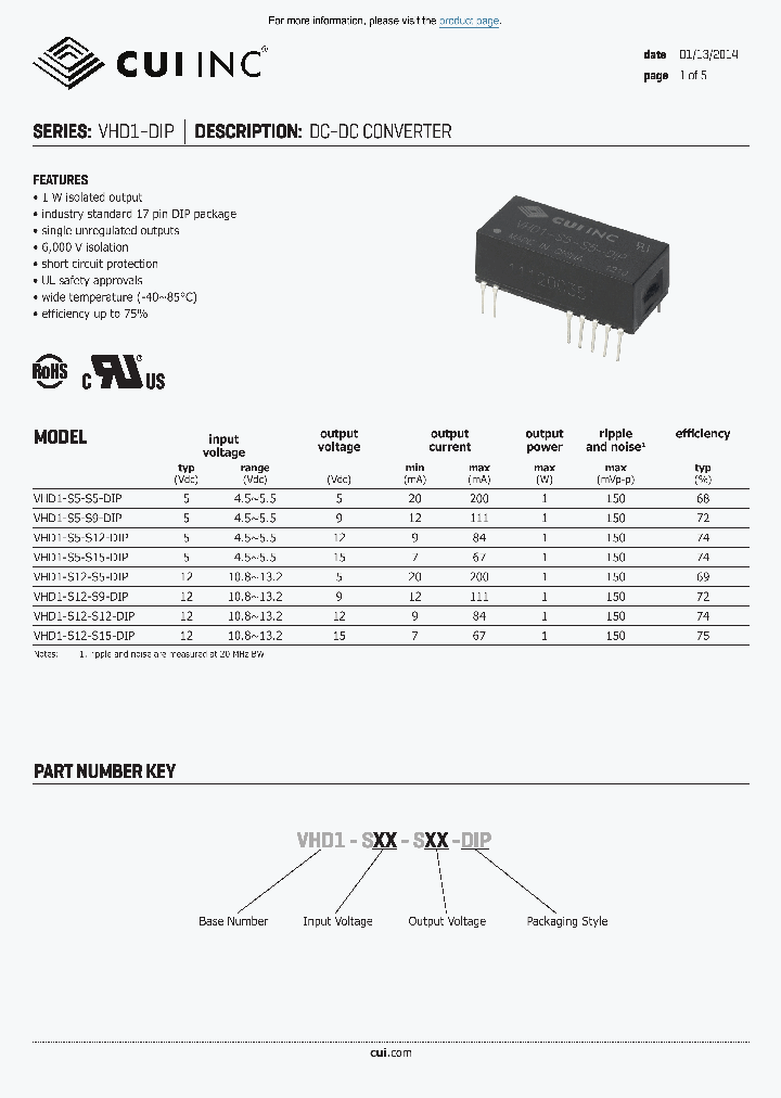 VHD1-DIP_9042979.PDF Datasheet