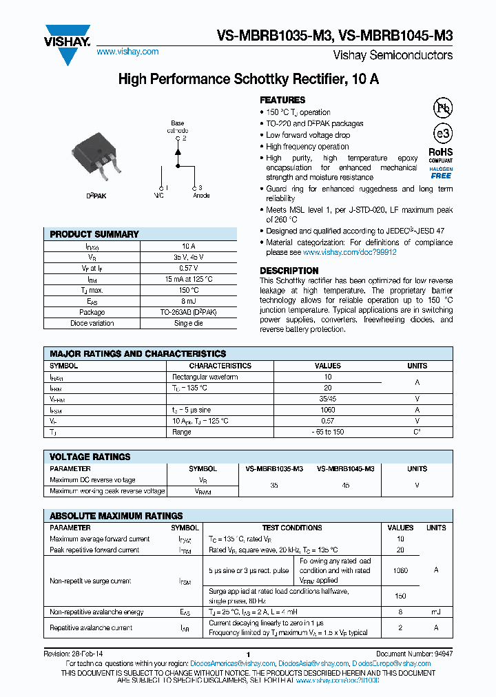 VS-MBRB1035-M3_9044424.PDF Datasheet