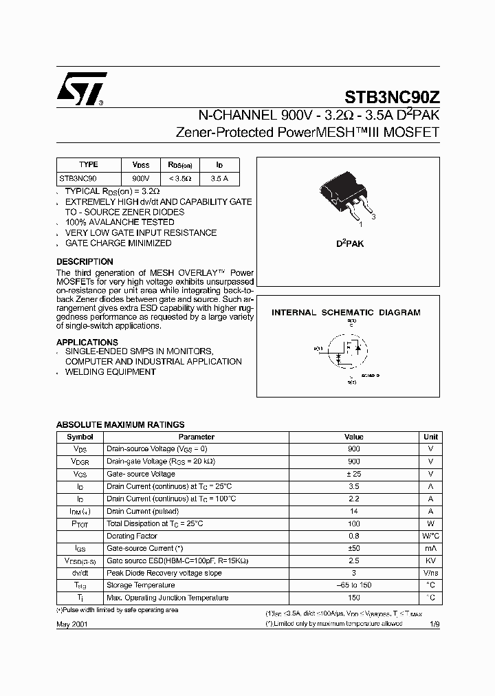 STB3NC90_9045312.PDF Datasheet
