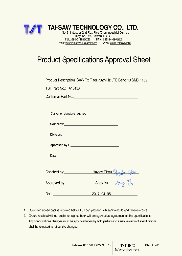 TA1813A_9045406.PDF Datasheet