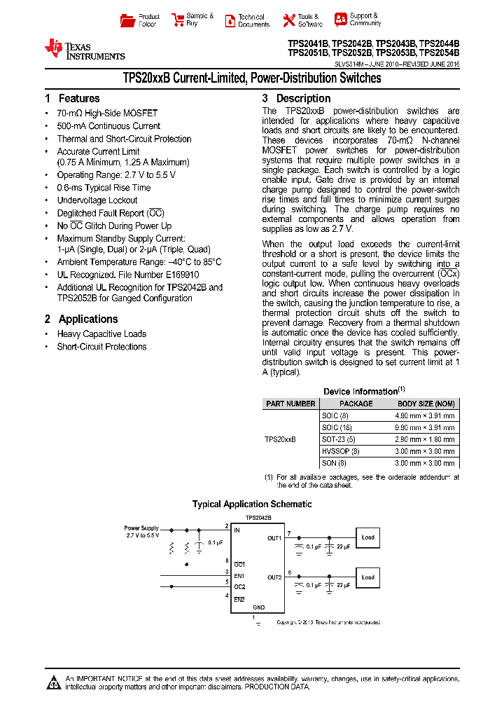 TPS2041BDBVR_9045474.PDF Datasheet