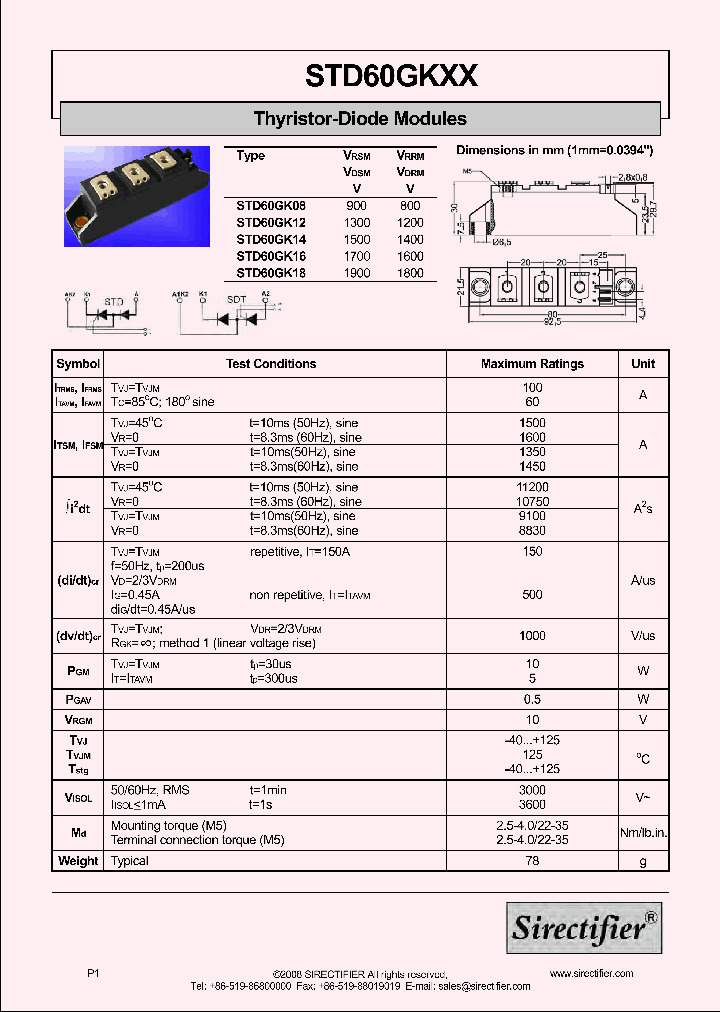 STD60GK16_9045737.PDF Datasheet
