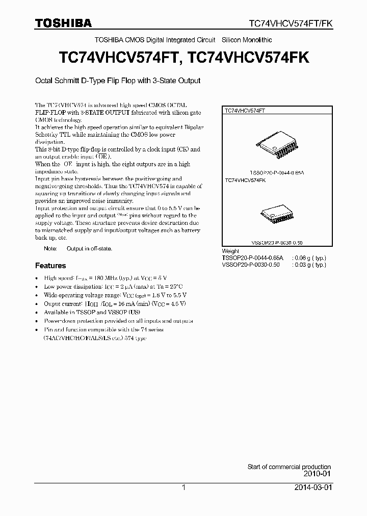 TC74VHCV574FK_9045883.PDF Datasheet
