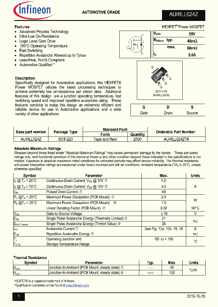 AUIRLL024Z_9045998.PDF Datasheet