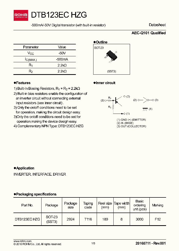 DTB123ECHZG_9046121.PDF Datasheet