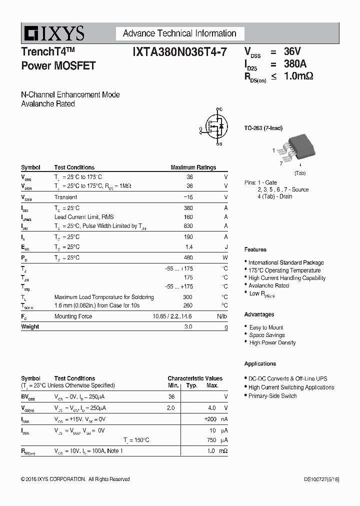 IXTA380N036T4-7_9046501.PDF Datasheet