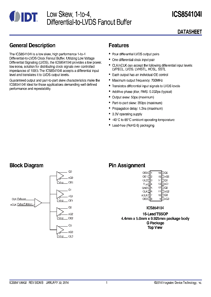 ICS854104I_9046559.PDF Datasheet