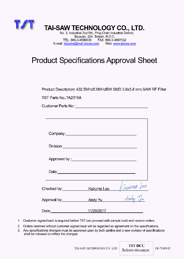 TA2319A_9046751.PDF Datasheet
