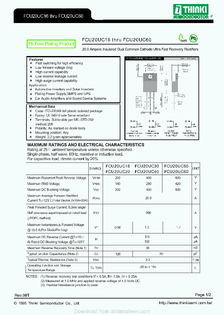 FCU20UC16_9048419.PDF Datasheet