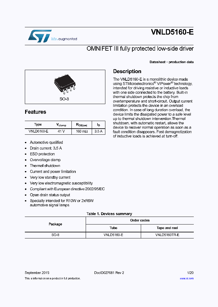 VNLD5160-E_9048610.PDF Datasheet