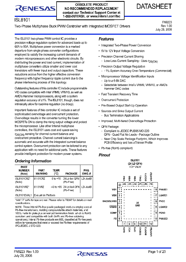 ISL8101_9048749.PDF Datasheet