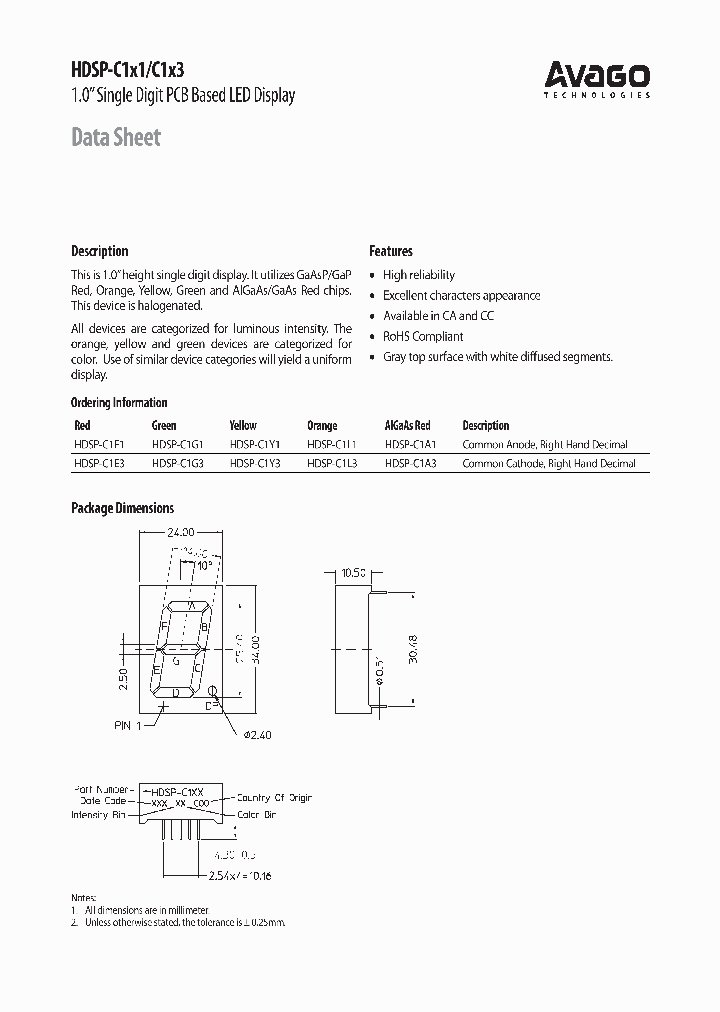 HDSP-C1L1_9048792.PDF Datasheet