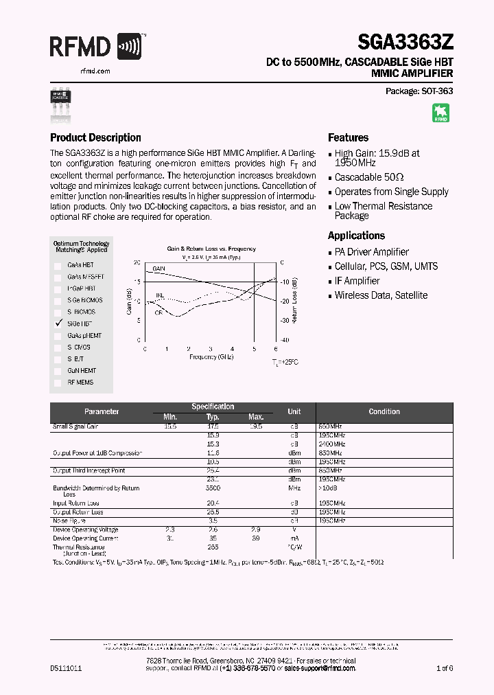 SGA3363Z_9049132.PDF Datasheet