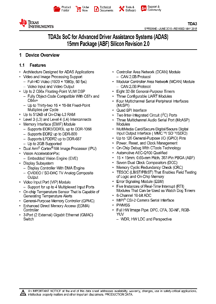 TDA3-Q1_9049203.PDF Datasheet