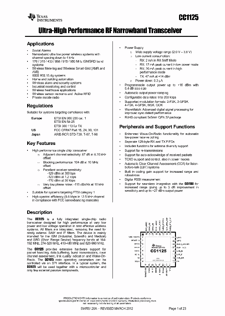 CC1125_9049835.PDF Datasheet