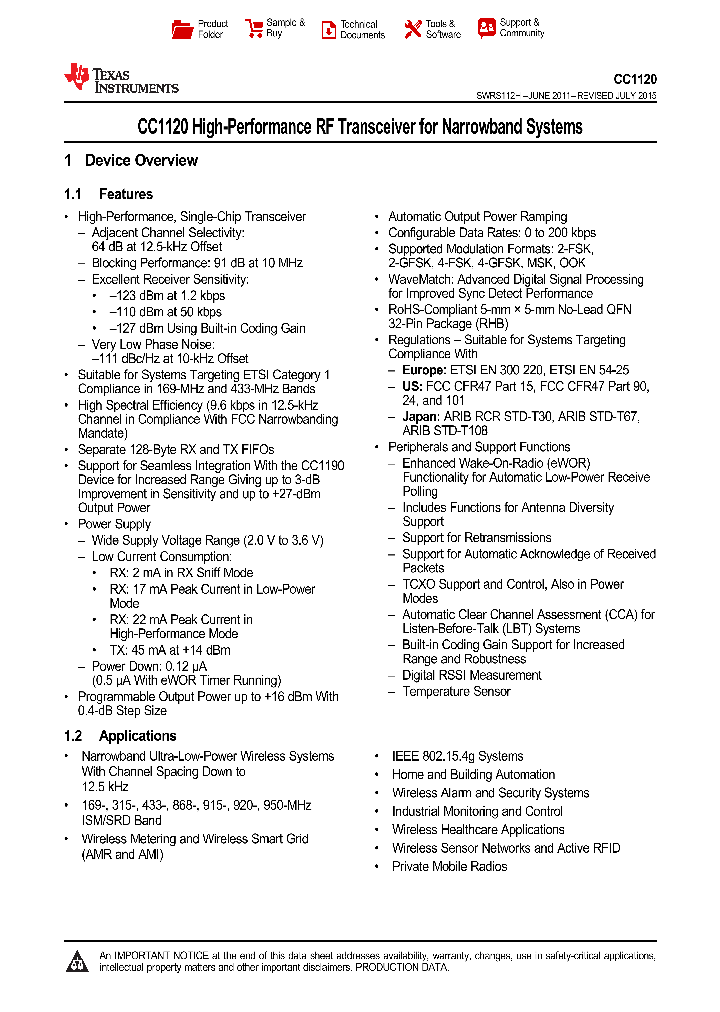 CC1120-15_9049848.PDF Datasheet