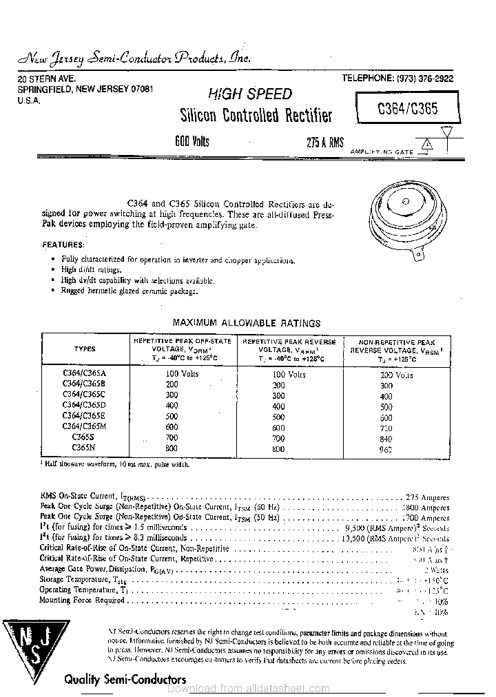 C364_9051464.PDF Datasheet
