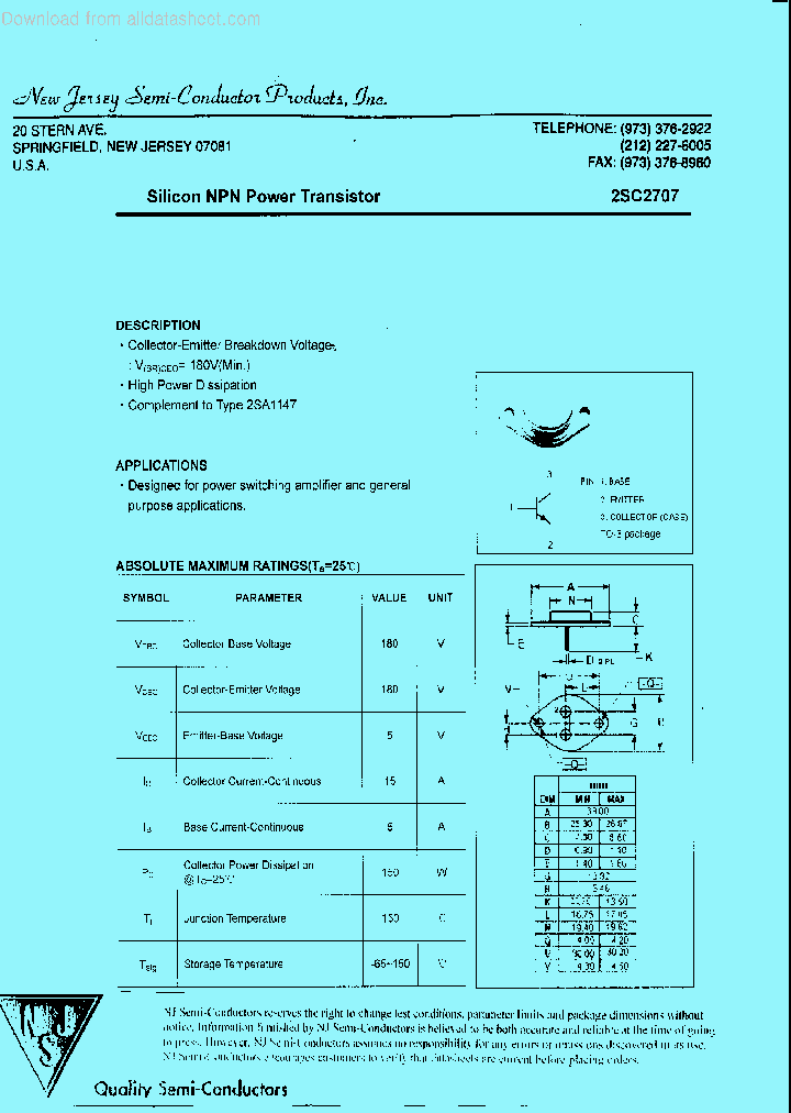 2SC2707_9052546.PDF Datasheet