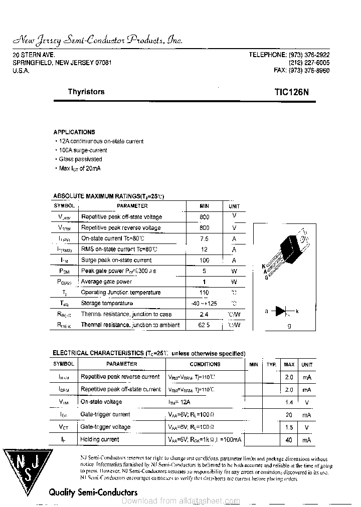 TIC126N_9053330.PDF Datasheet