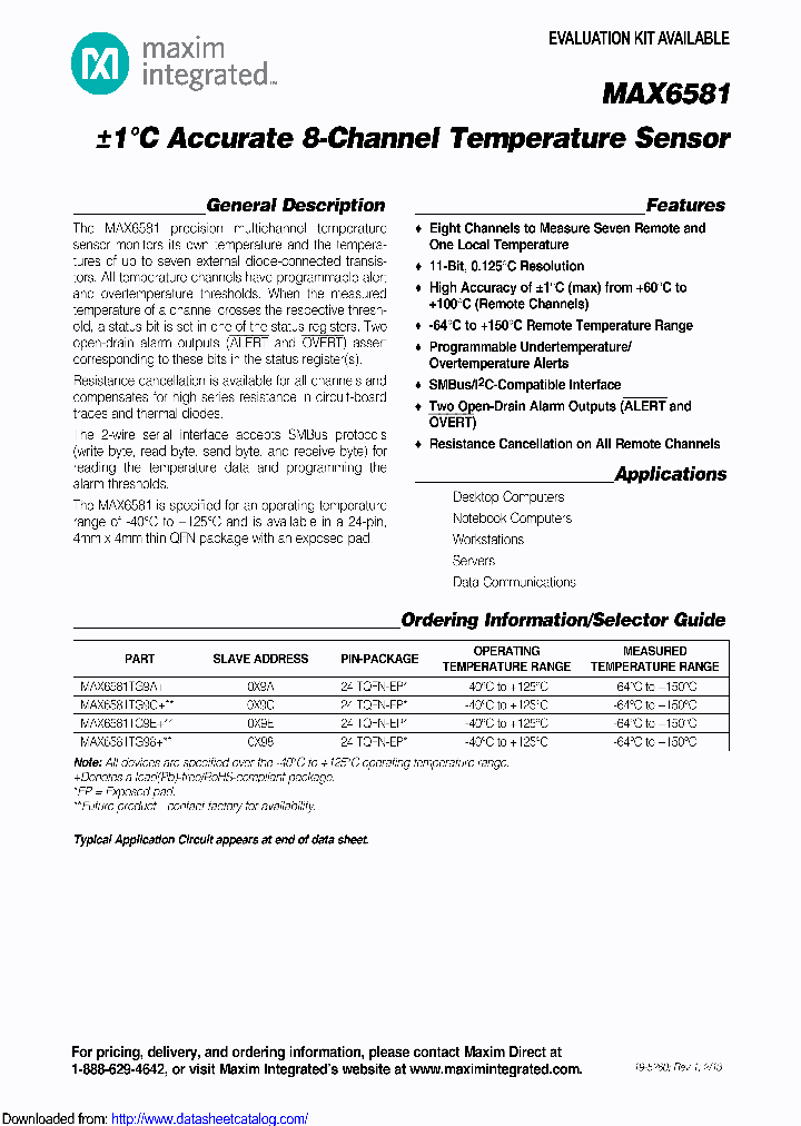 MAX6581ATG9A_9054573.PDF Datasheet