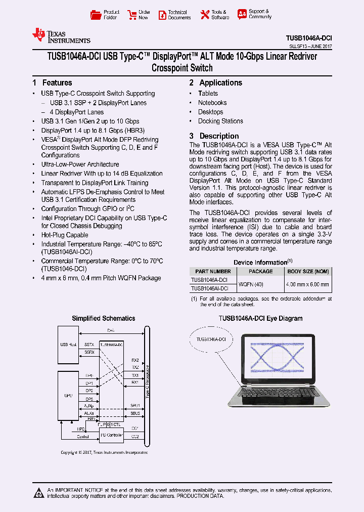 TUSB1046A-DCI_9055236.PDF Datasheet