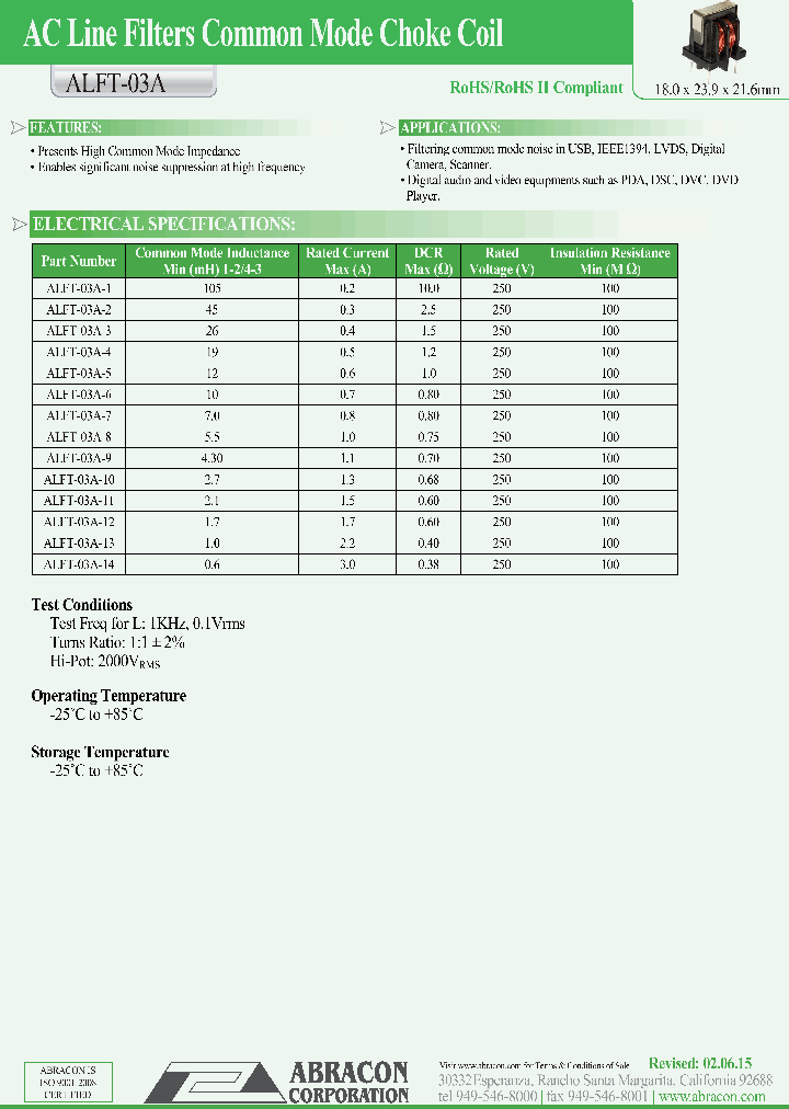ALFT-03A-10_9055298.PDF Datasheet