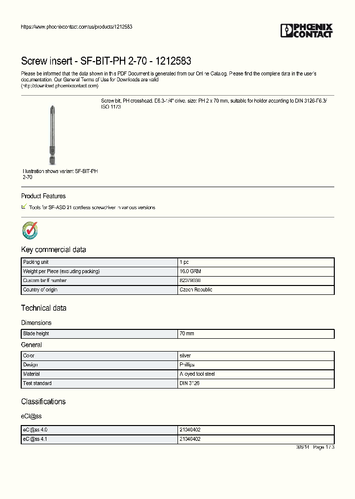 SF-BIT-PH-2-70_9055929.PDF Datasheet