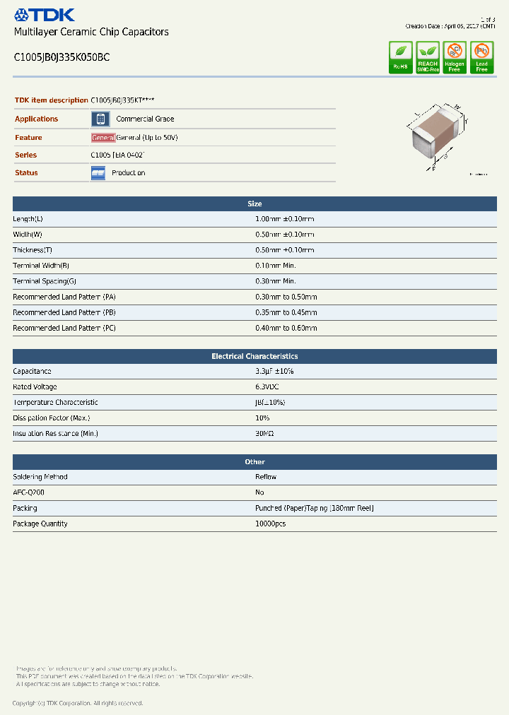 C1005JB0J335K050BC-17_9056083.PDF Datasheet