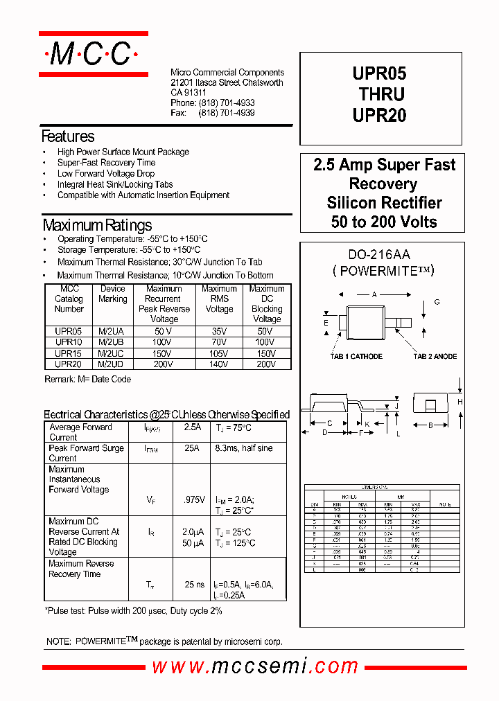 UPR05_9056446.PDF Datasheet