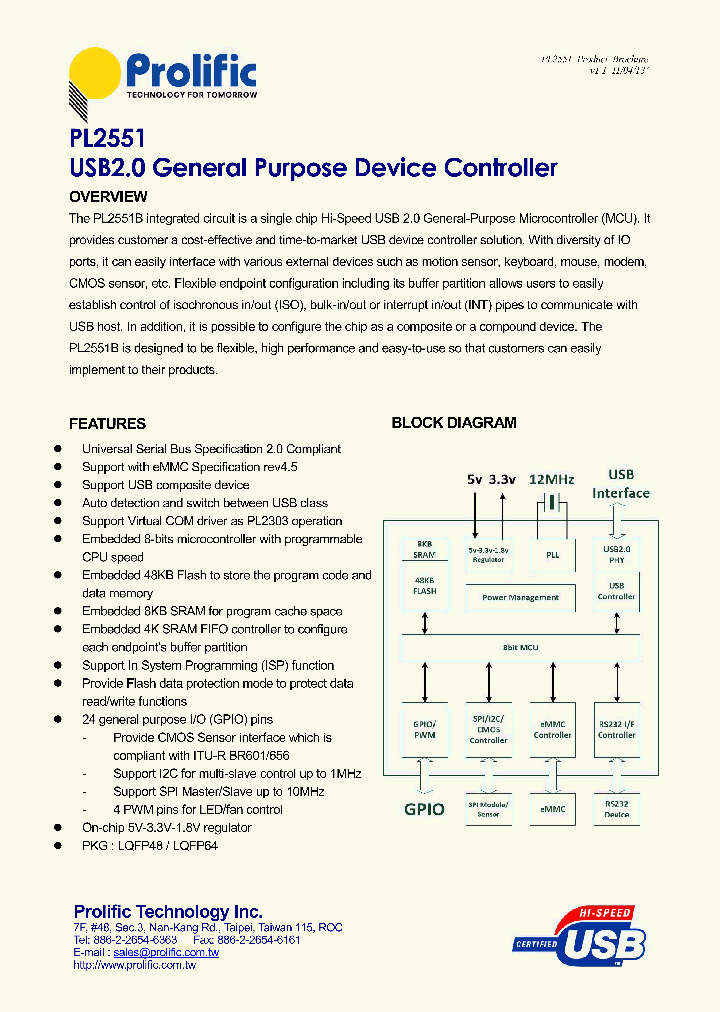 PL2551_9057833.PDF Datasheet