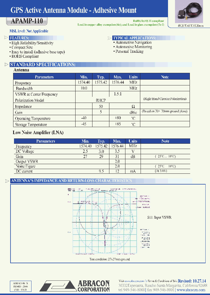APAMP-110_9057888.PDF Datasheet