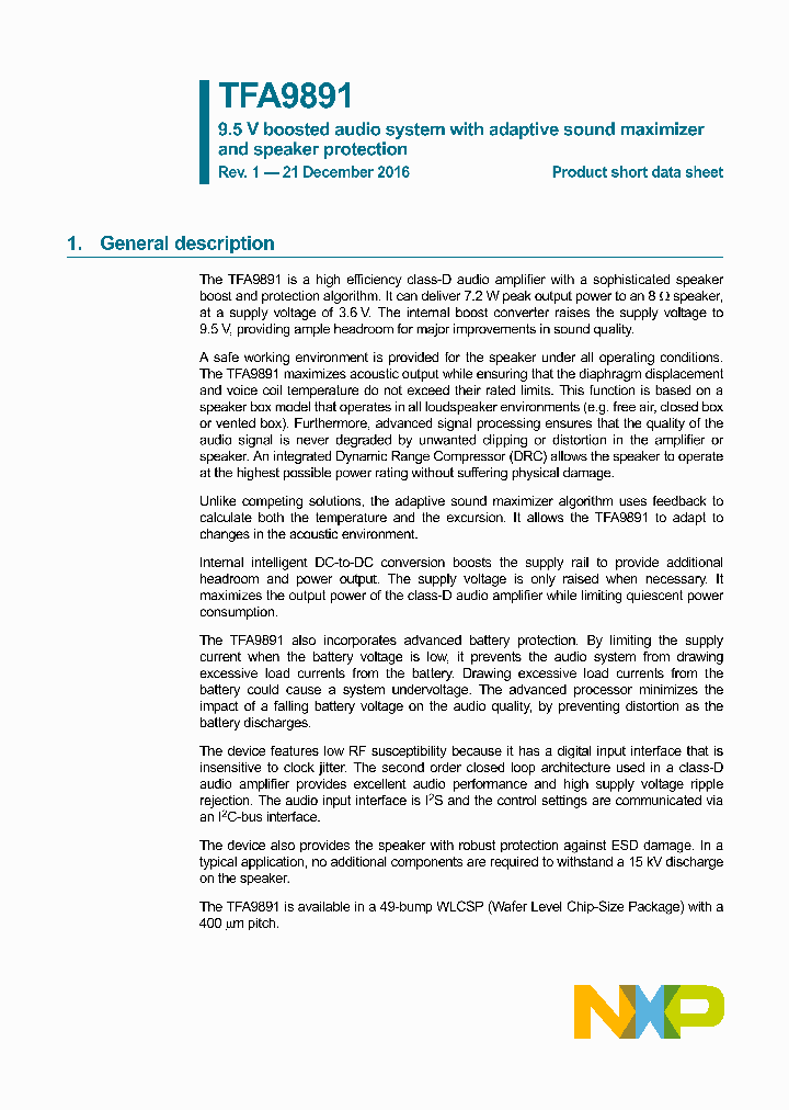 TFA9891_9058634.PDF Datasheet