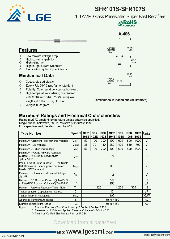 SFR101S_9060086.PDF Datasheet