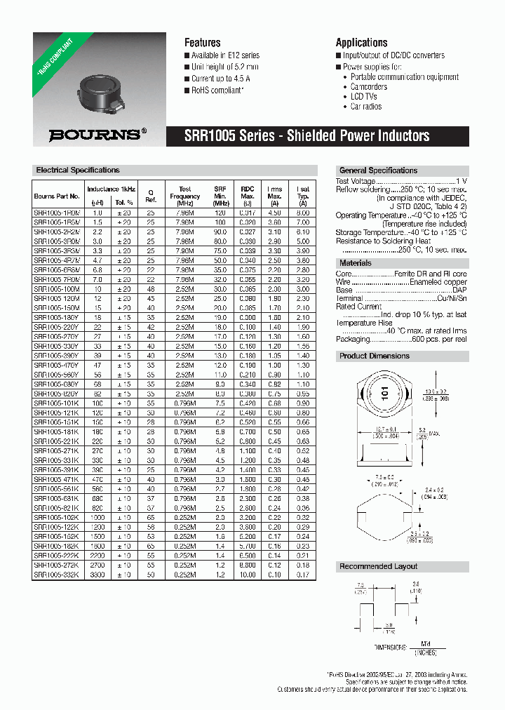 SRR1005-100M_9060813.PDF Datasheet