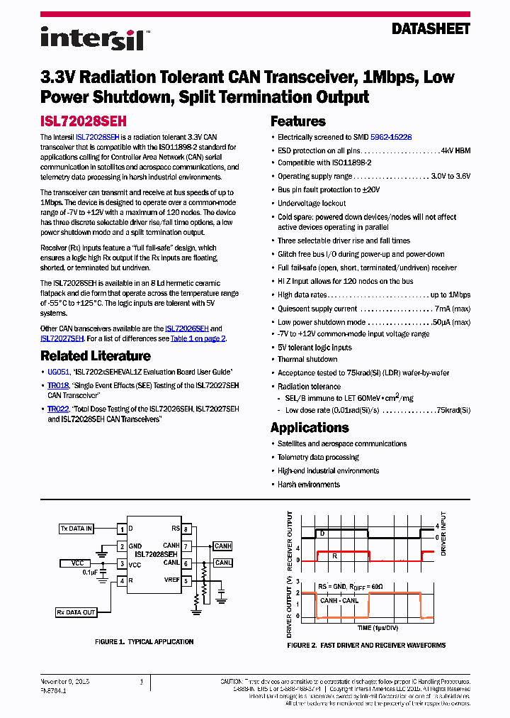 ISL72028SEH_9061787.PDF Datasheet