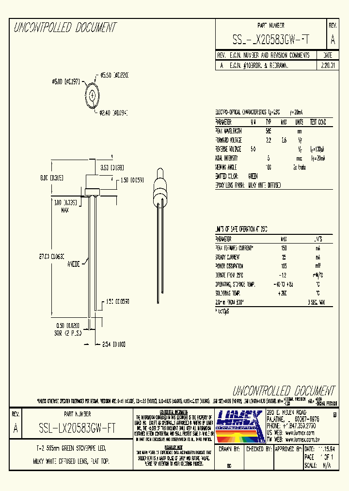 SSL-LX20583GW-FT_9061804.PDF Datasheet