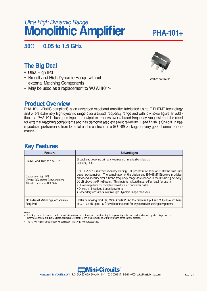 PHA-101_9062327.PDF Datasheet