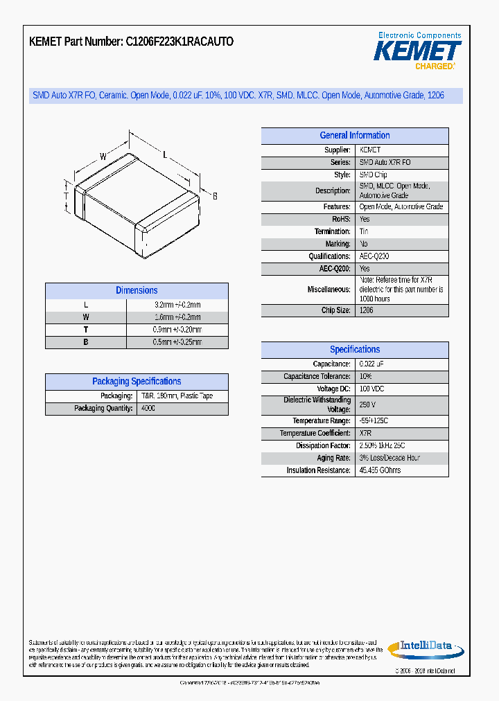 C1206F223K1RACAUTO_9062405.PDF Datasheet