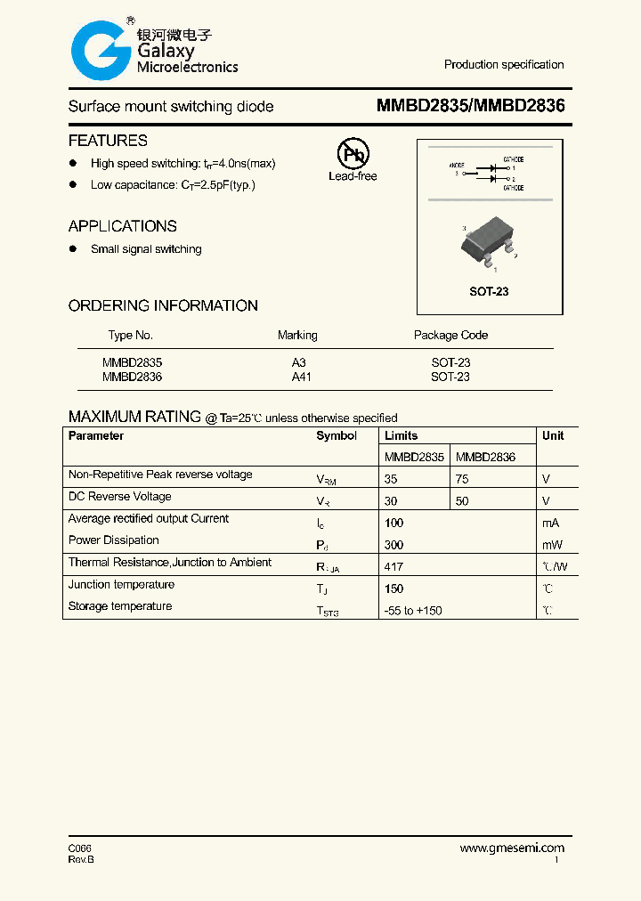 MMBD2835_9062702.PDF Datasheet