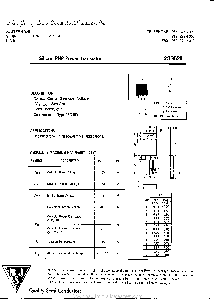 2SB526_9062795.PDF Datasheet